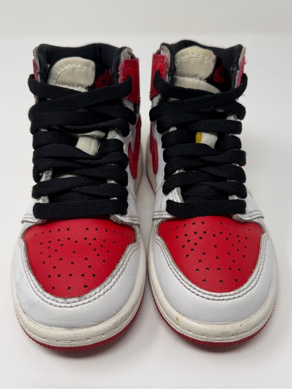Jordan Kids High-Top Sneakers in Red, White & Black Sz.11 - Picture 8 of 8